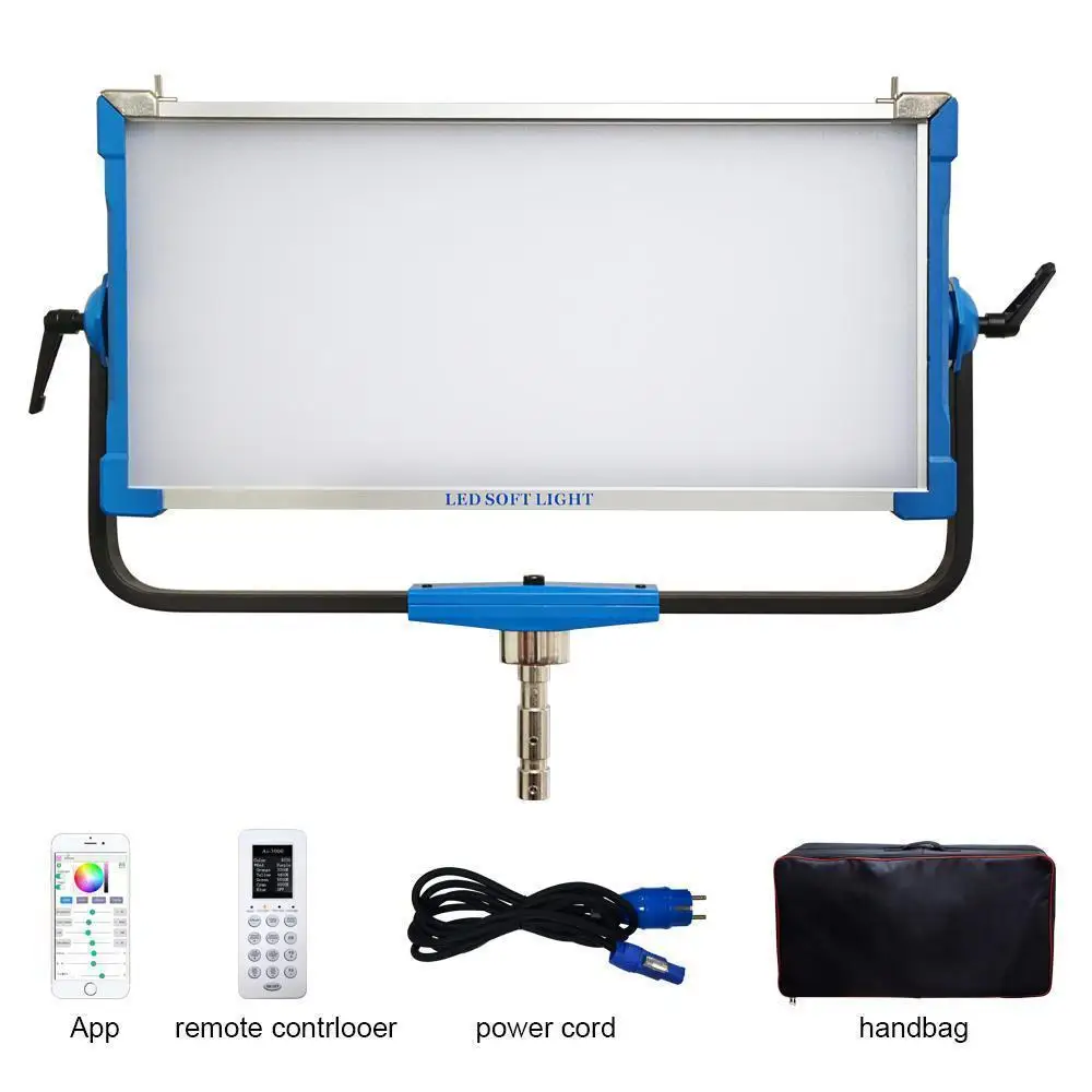 

300W RGB 2800K-9990K Led Video Light Yidoblo AI-3000C DMX Remote Control Professional Soft LED Lamp Photography Lighting Film