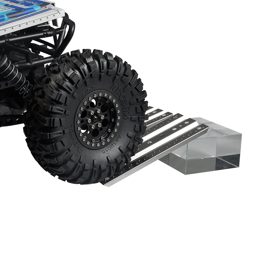 

YEAHRUN Simulation Sand Board Large model Metal Sand Ladder Recovery Board for 1/10 RC Rock Crawler Axial SCX10 90046