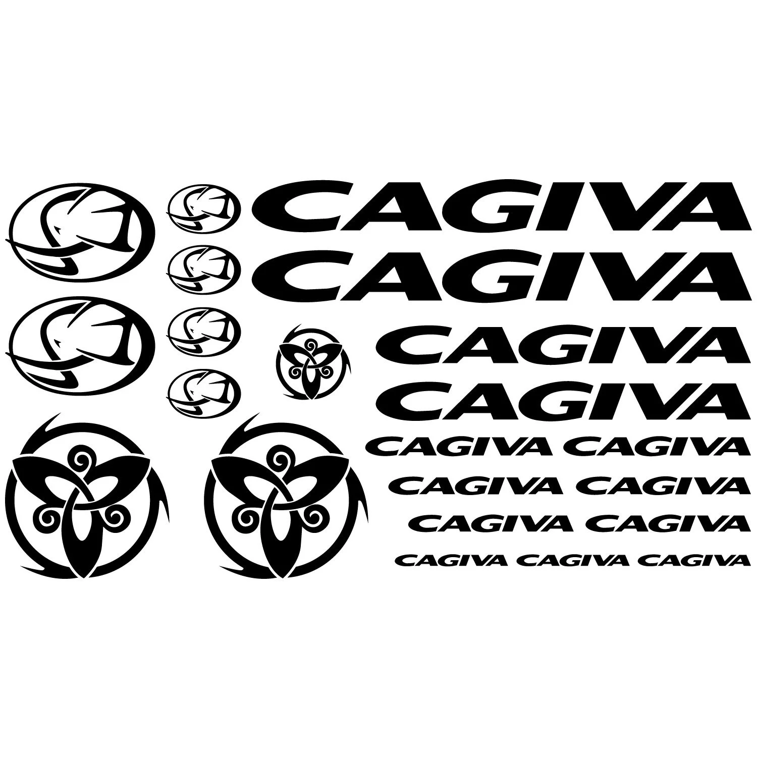 

For 1Set KIT CAGIVA ADHESIVOS VINILOS PEGATINAS AUFKLEBER ADESIVOS ADESIVI