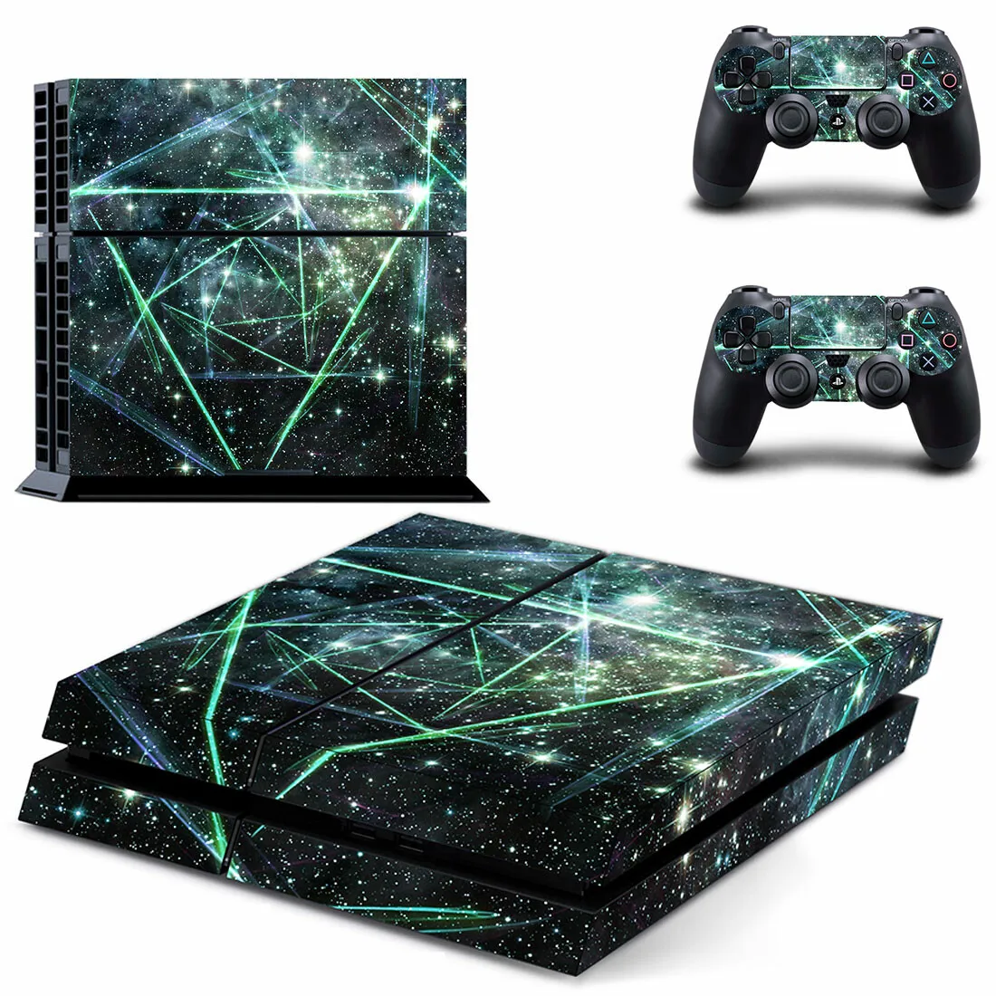 

Наклейки для консоли Playstation 4 и 2 контроллера, стиль 1