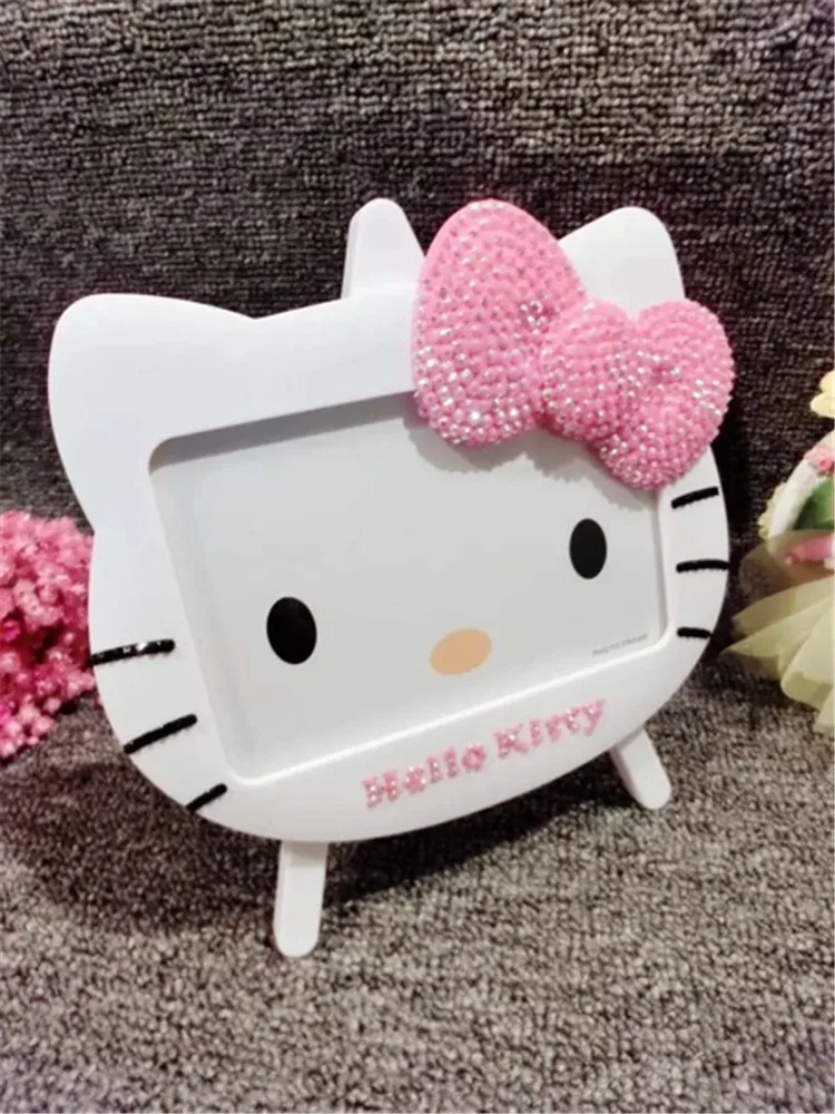 Фоторамка с котенком 6 дюймов блестящие стразы ручная работа детская фоторамка