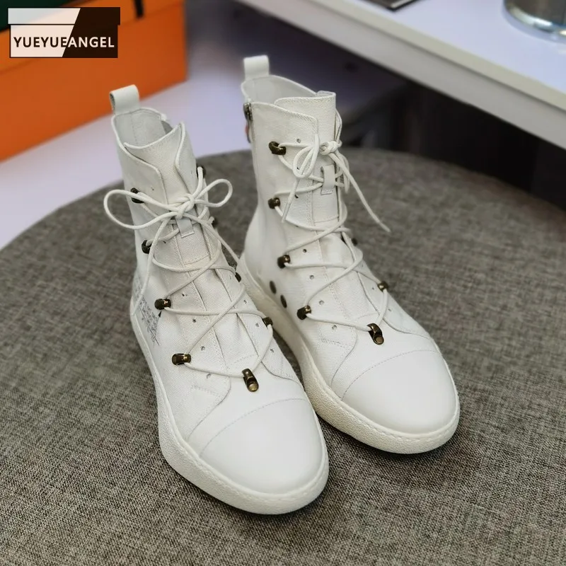 Кеды Harajuku мужские высокие, холщовые кроссовки на толстой платформе, на шнуровке, Повседневная модная дизайнерская обувь для скейтборда, пол...
Кеды Harajuku мужские высокие, холщовые кроссовки на толстой платформе, на шнуровке, Повседневная модная дизайнерская обувь для скейтборда, пол...