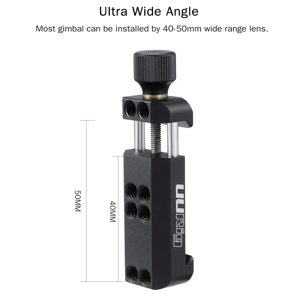 

UURig General Gimbal Counterweight Total 253g Quick Release Plate Counter Weight for Crane 2 Ronin SC Moza AK2000