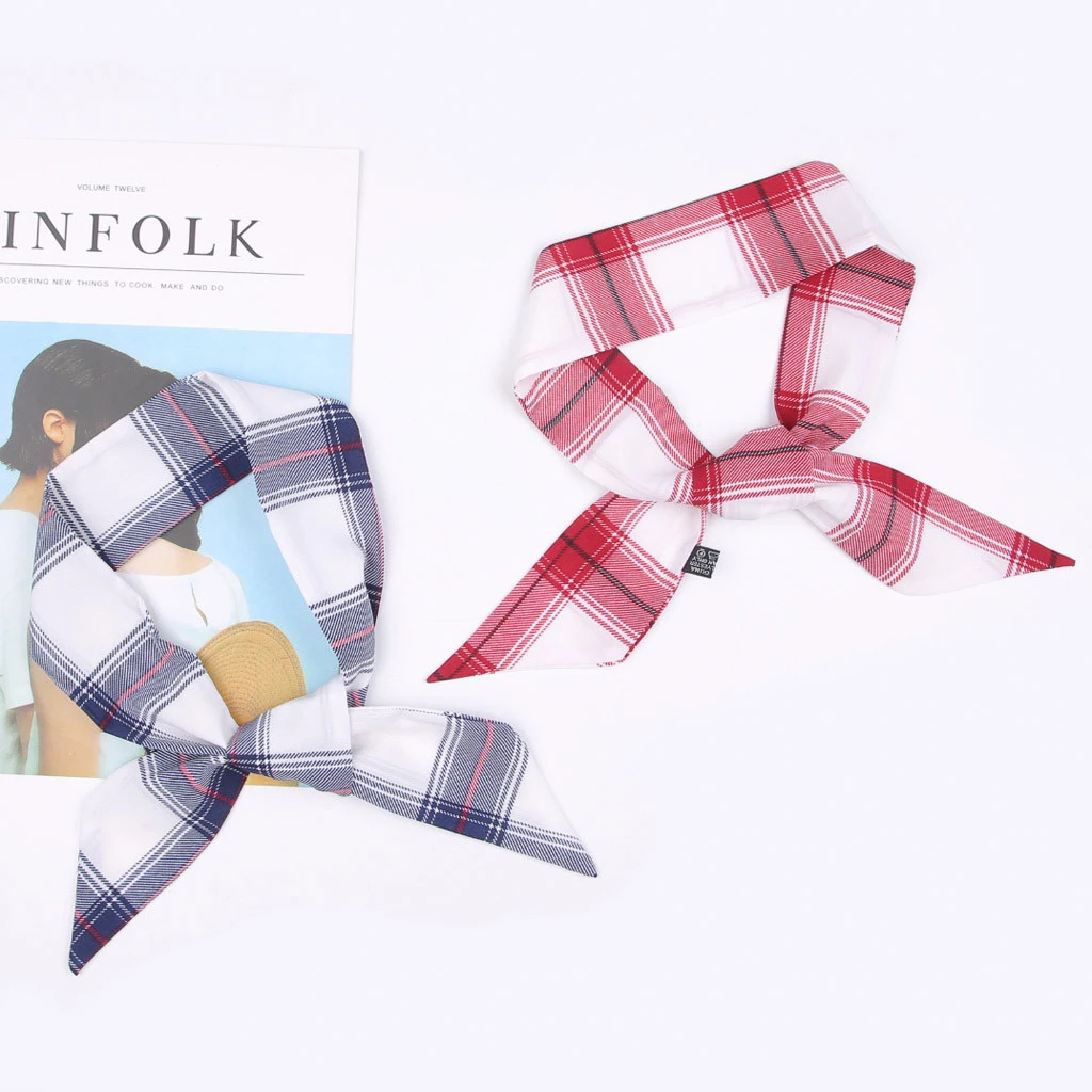 Модный женский квадратный шарф универсальные обертывания элегантный маленький