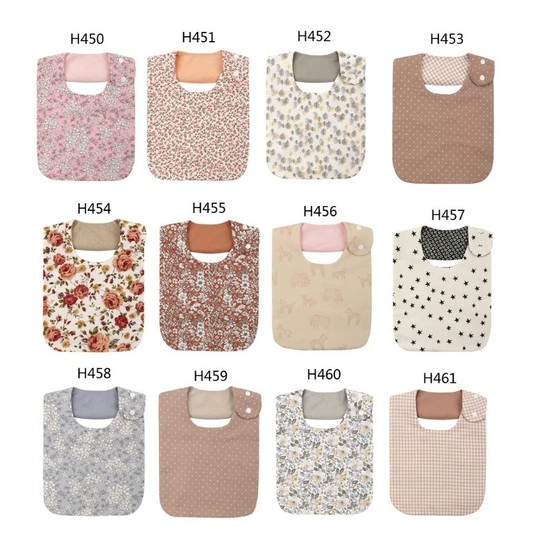 

Floral Vintage Baby Boys Girls Newborn Bibs Waterproof Saliva Towel Burp Cloth Floral Print Feeding Boys Girls Bandana