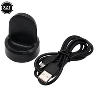 1pc portable wireless fast charger base for samsung gear s3 frontier s2 r732 r770 watch charging with usb cable