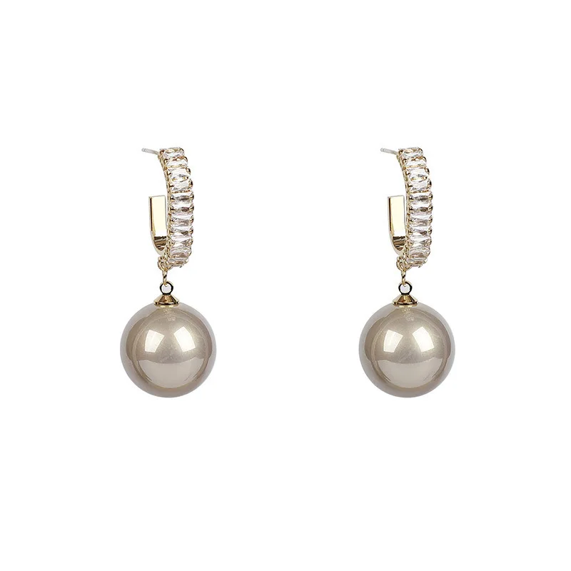 

Trendy Elegant Created Simulated Pearl Multiple Colour Earrings Pearls String Statement Drop Earrings For Women Wedding Part