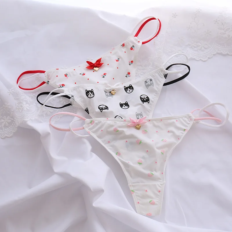 Трусы стринги женские хлопок цвет в ассортименте M L XL XXL низкая талия