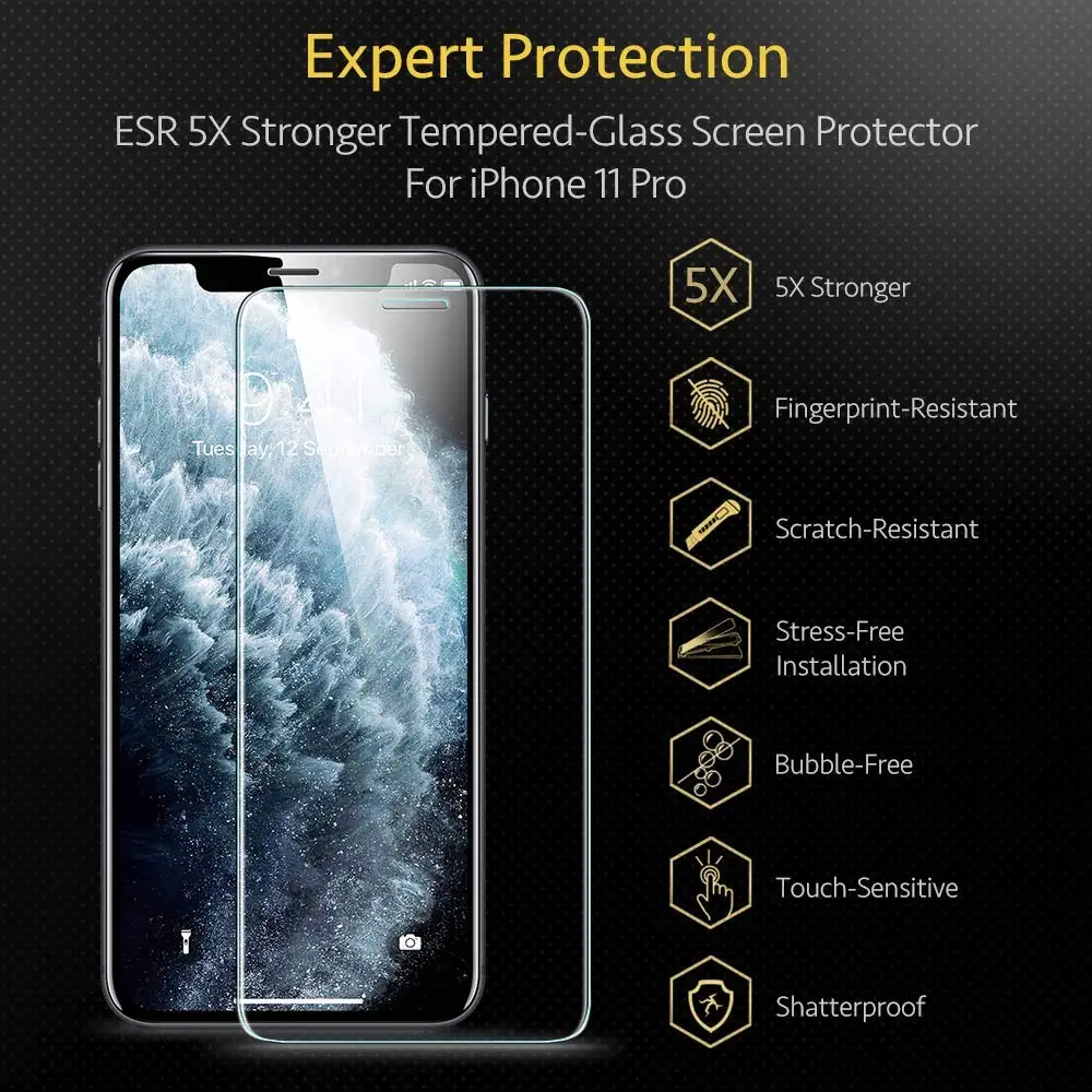 Закаленное стекло для iPhone XS MAX XR X 2 шт. Защита экрана 6 6s 7 8 Plus 5 быстрое покрытие 11 Pro