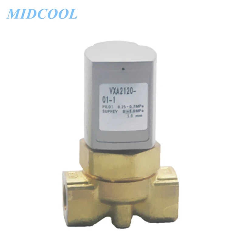 2-портовый клапан с прямым пневматическим приводом серии VX21 VX2120 VX2122 VX2120-01/02-1