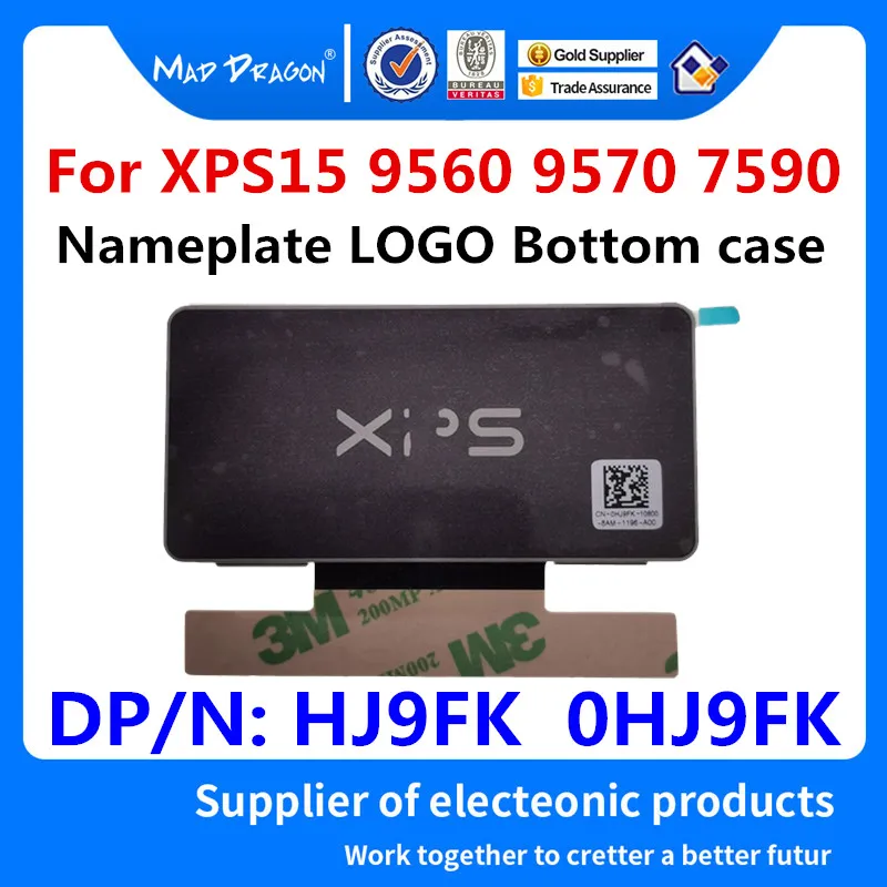 black XPS15 9560 Ноутбук табличка с логотипом для Dell XPS 13 9343 9350 9360 XPS 15 9550 9560 9570 7590 точность 5510 5520 5530 5540 - Цвет: black XPS15 9560