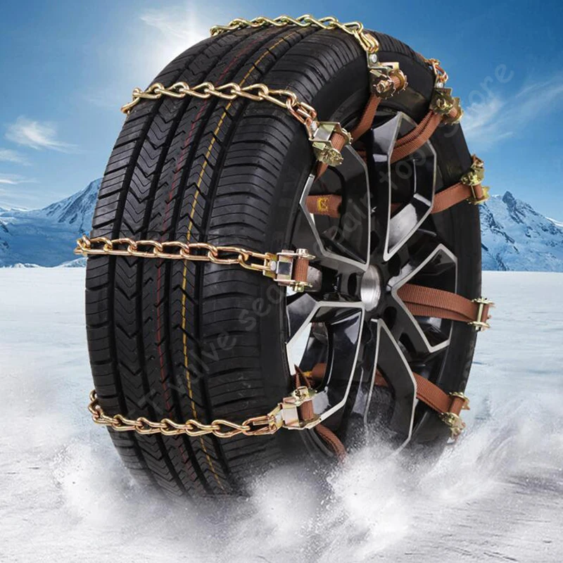

Car Tire Snow Chain Durable Manganese Steel Automobile Tires Chain Anti-skid Chains Car Wheels Tyre Tire Snow Ice Chains
