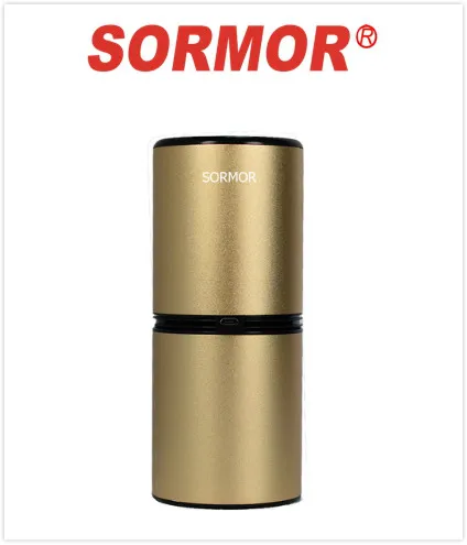 SORMOR Air Purifier, Air Cleaner Car USB Home Air Purifier Negative Ion Purifier Vehicle Air Freshener for Allergies, Smokers Ho