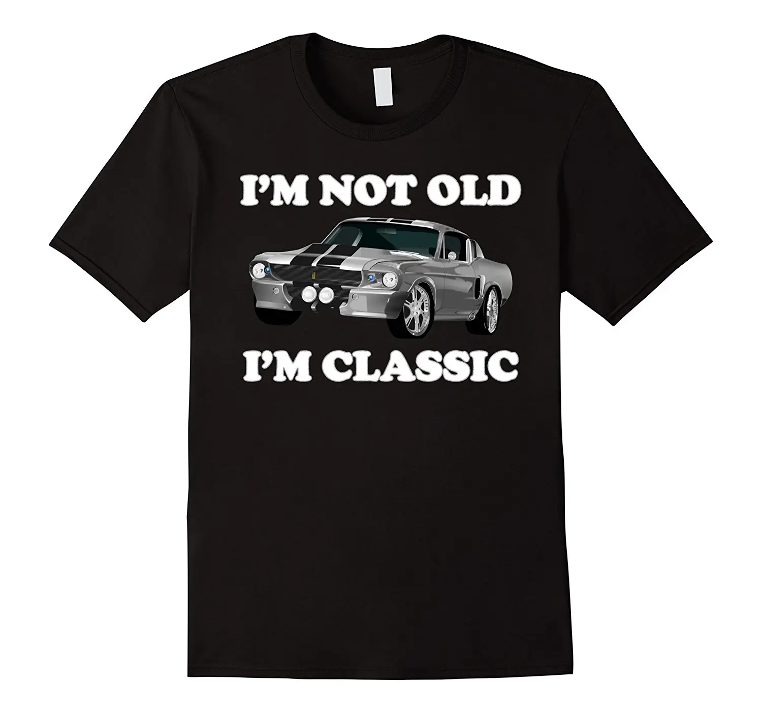 

I'm Not Old I'm Classic American Muscle Car Horsepower Shirt Men 2018 Brand Clothing Tees Casual Top Tee Man/Boy T-Shirt