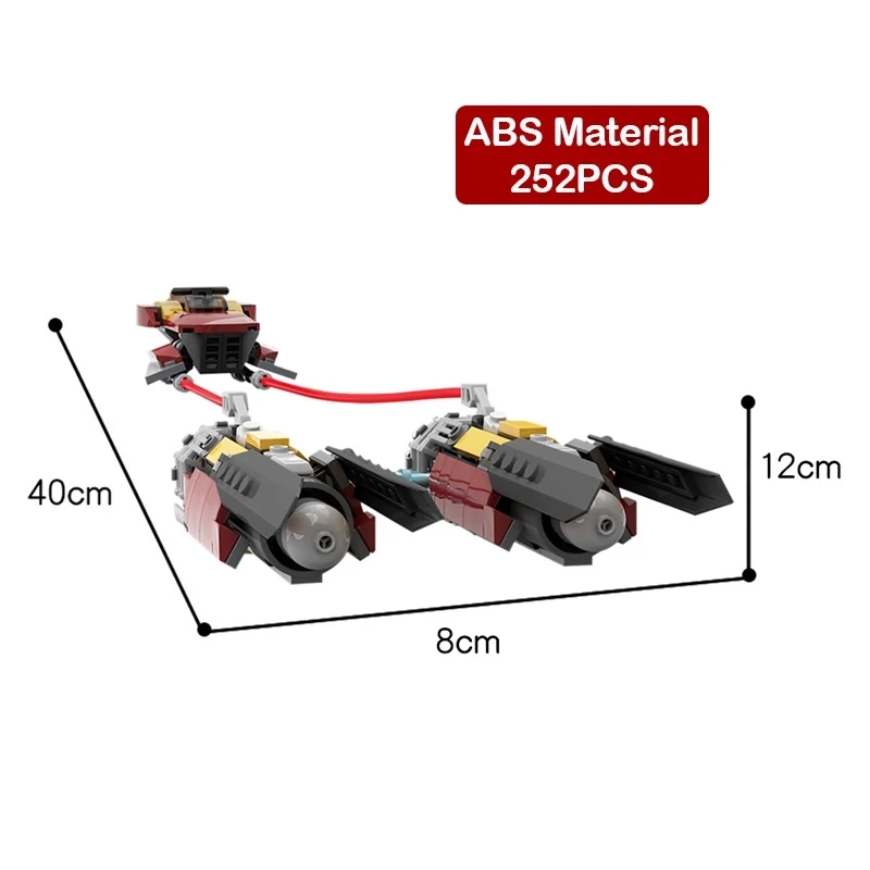 

MOC Star Space The MarshallING's Podracer Building Blocks Diy 252pcs Toys Assembly Bricks Educational Christmas Gifts For Kids