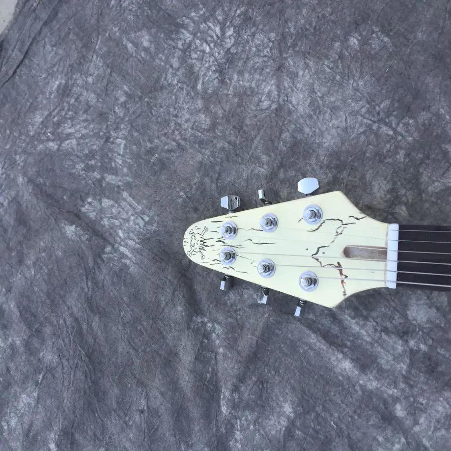 Электрическая гитара особой формы V-образной старая модель лошадиный мост LP