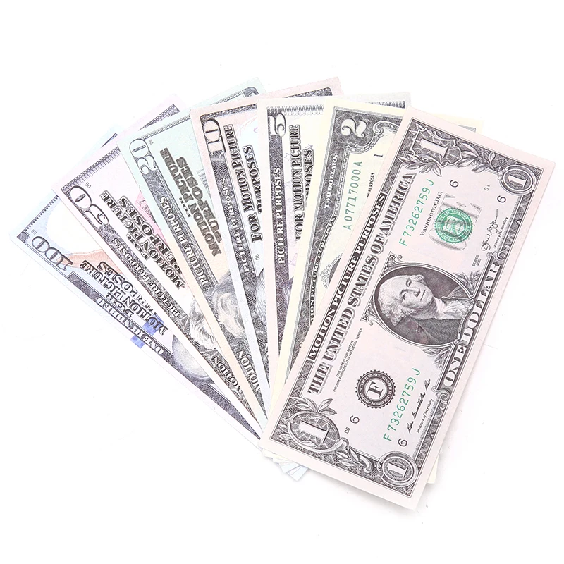 

100Pcs/set Magic Props Banknotes Simulation Dollar Currency Props Party Toys