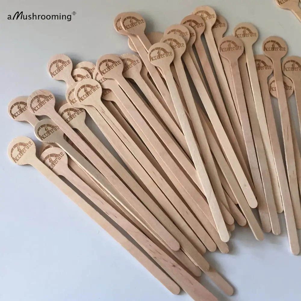 100 шт. персонализированные палочки для напитков мелких на заказ настольные знаки