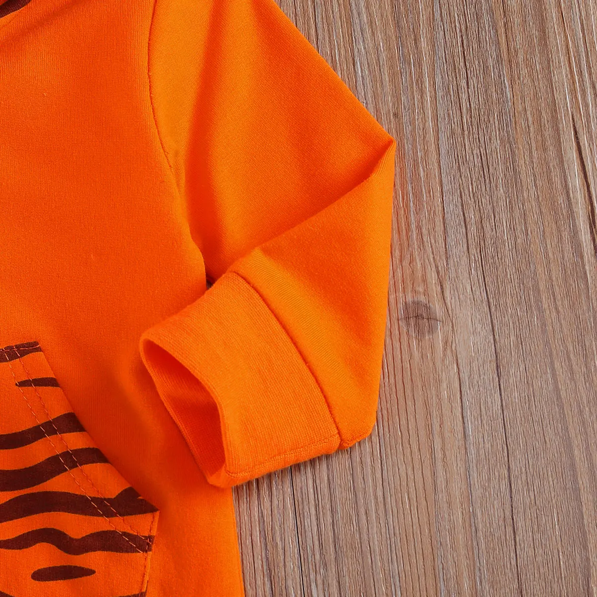 Toddler Infant Baby Boy Tiger Clothes Set 2020 Orange Autumn Long Sleeve Pocket Hoodies Pants Clothing Outfits 2PCs Costume |