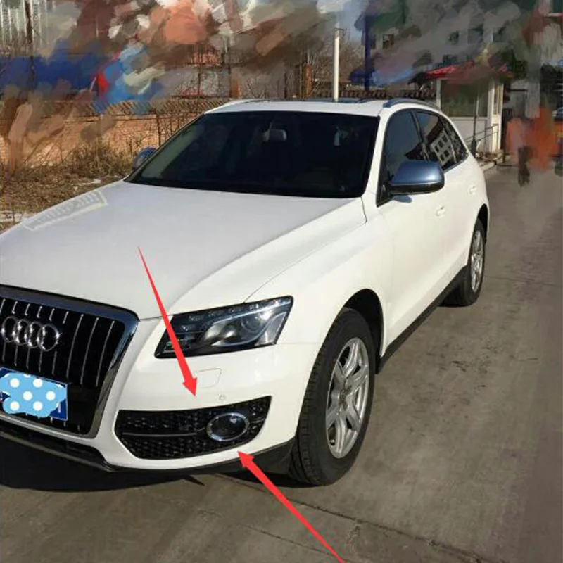 

For Audi Q5 Modified RSQ5 Style Front Fog light fog lamp Trim Grille Grill Car Styling 2008-2013 Standard Bumper