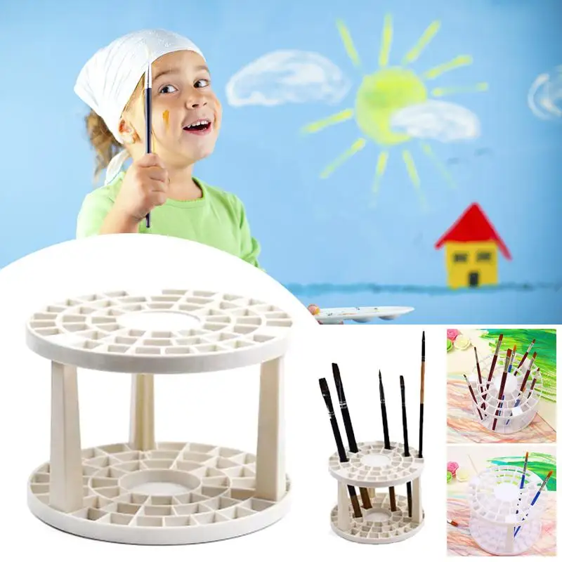 

Beauty Pencil Holders Holder Rack Rack Paint Cosmetic Multi-Bin Tool Brush Pen 49 Holes DIY Makeup