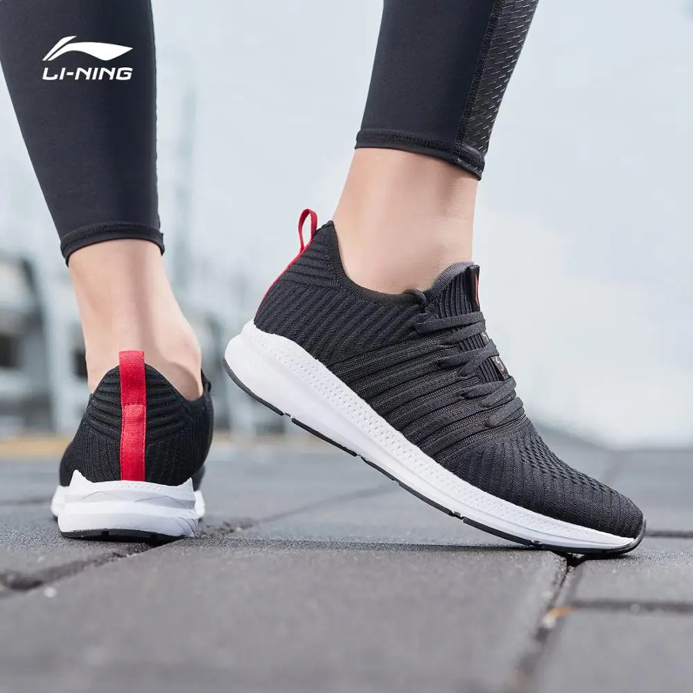 Li-Ning/мужские кроссовки для бега с подушечкой из реактора, дышащие, с монолитной подкладкой, светильник для фитнеса, спортивная обувь, кроссовки ARHP041 SAMJ19