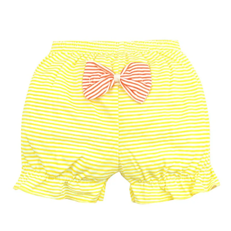 Хлопковые детские трусы боксеры мягкие для девушек милые трусики в полоску с