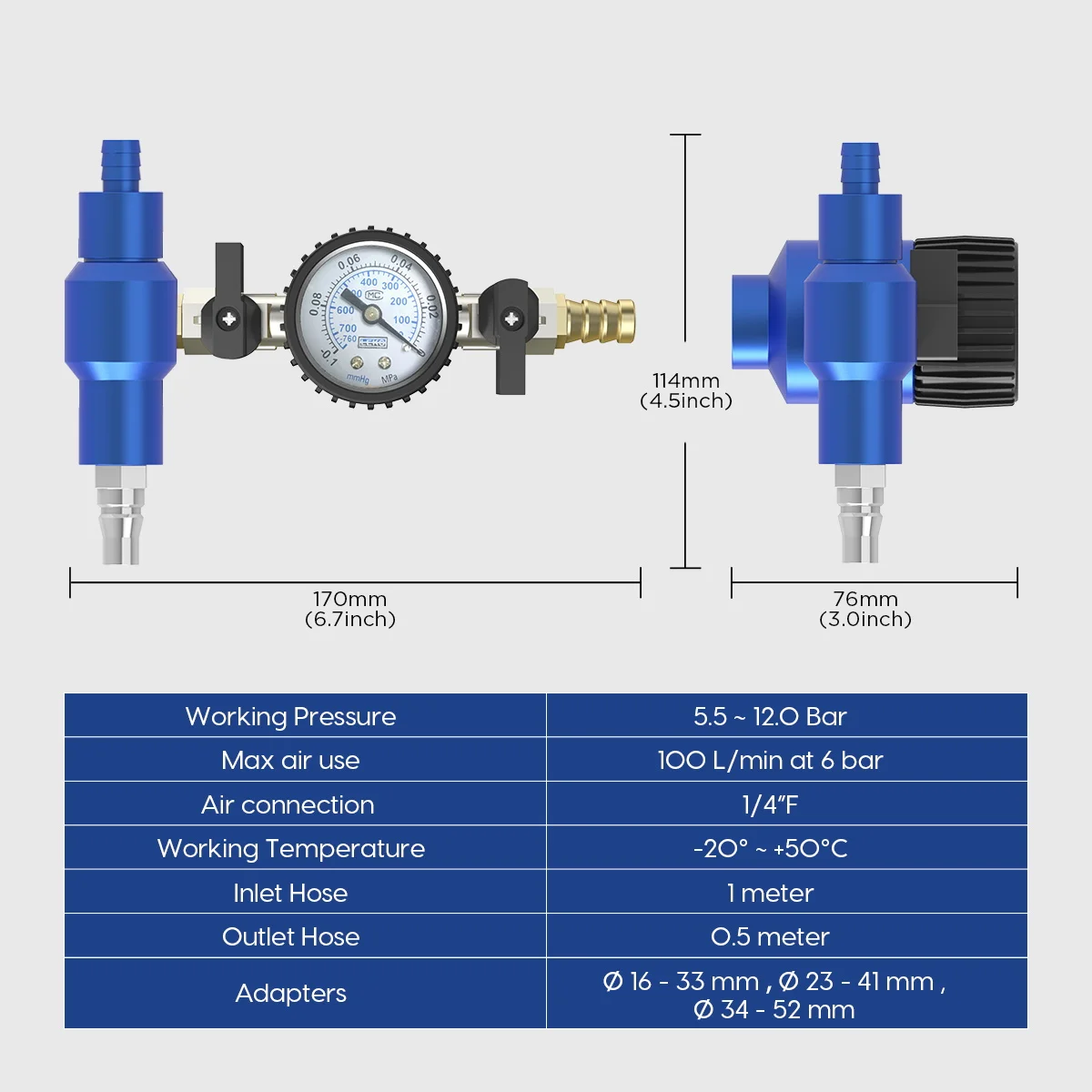 MRCARTOOL Car Coolant Refill Tool Kit Pressure Tester Pull Vacuum Radiator Gauge Water Tank Leakage Detector | Автомобили и
