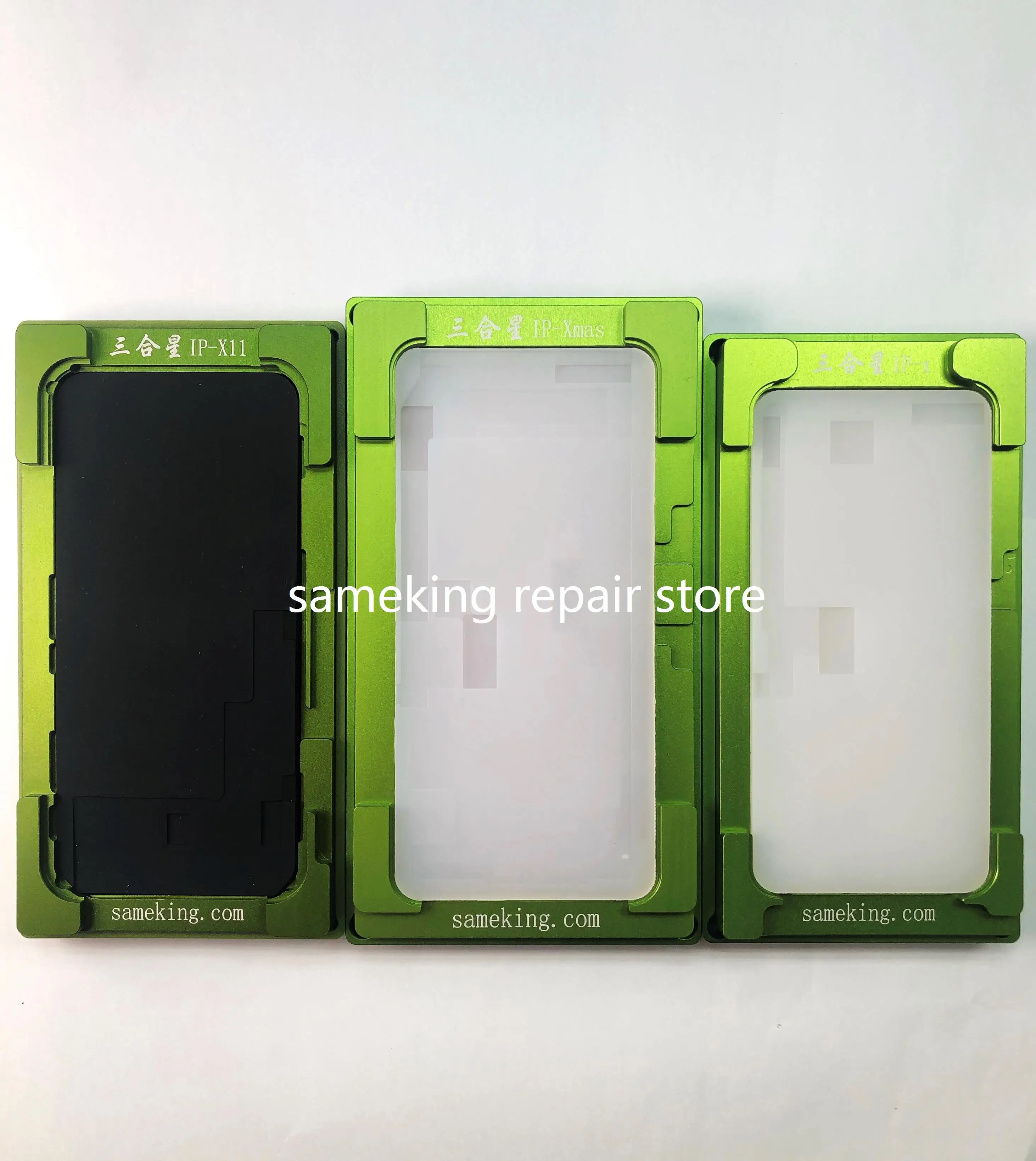 Sameking прессформа 2 в 1 зеленая форма ip xr 11pro прессформа для ОСА/ТП/стекло ламинирование поставка фабрики