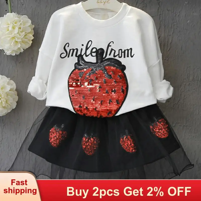 Платья для маленьких девочек Новинка Модное платье принцессы с длинными