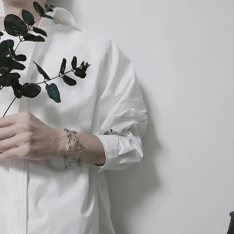 В стиле хип хоп с принтом Сердце образный многослойный браслет тренд уличной