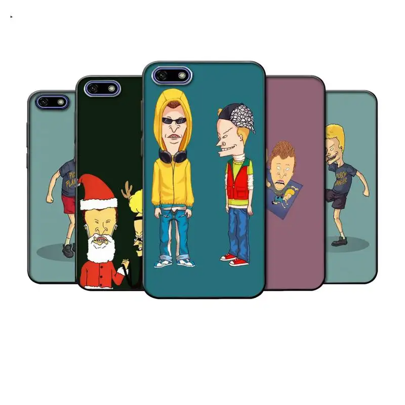 

Cartoon Beavis And Butthead Phone Case For Xiaomi Mi6 Mi8 Mi9 Mi10 F1 X Se Lite Pro Note Mix 2 3 10 Cover