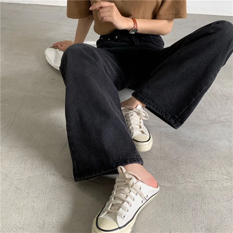 

NEW Woman Jeans High Waist Clothes Wide Leg Denim Clothing Blue Streetwear Vintage Quality Fashion Harajuku Straight Pants