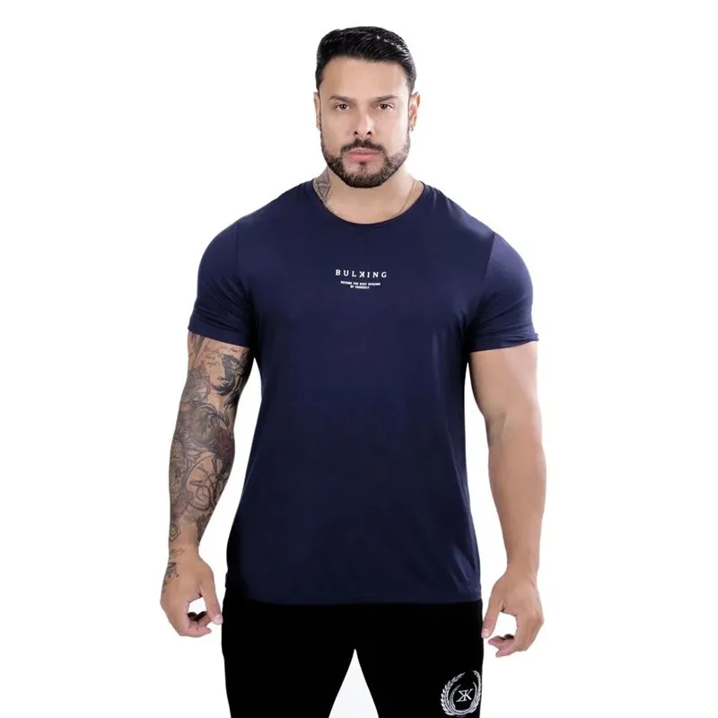 

Новинка лета 2021, Спортивная мужская футболка высокого качества, модная облегающая дышащая футболка с короткими рукавами для бега, фитнеса и тренировок