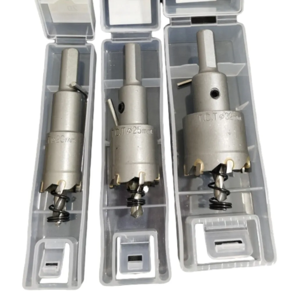 Сверла из нержавеющей стали Твердосплавные наконечники для дрели 3 шт. 20/25/32