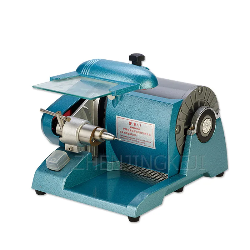

220V Denture Polishing Machine Small Dental Technician High Speed Cutting Throw Light Hit Mill Commercial Processing Equipment