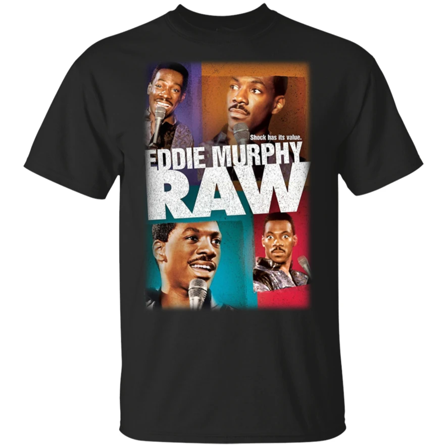 Футболка Eddie Мерфи Однотонная футболка белая для мужчин и женщин забавный дизайн