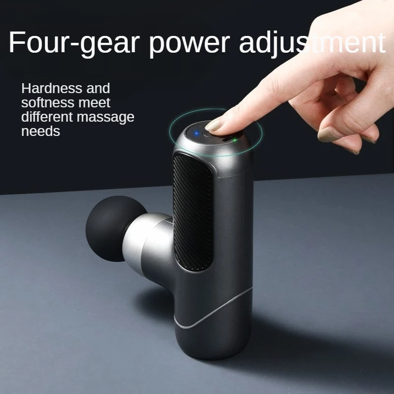 Мини-массажный пистолет с зарядкой от USB Электрический ударный Массажер для