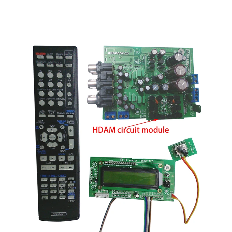 HiFi Infrared Remote Control Volume Adjust Board Amplifier Preamp Input Selection Tone With Display | Электроника