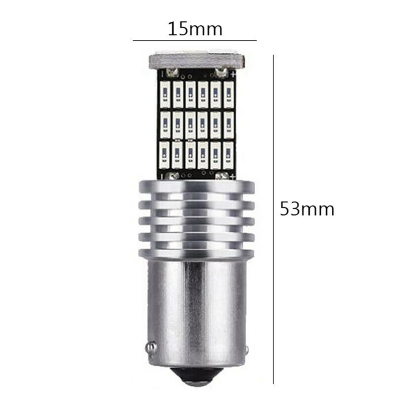 Новый-2x1156 красный 7506 P21W светодиодный ные Лампы BA15S фонари заднего хода сигналов