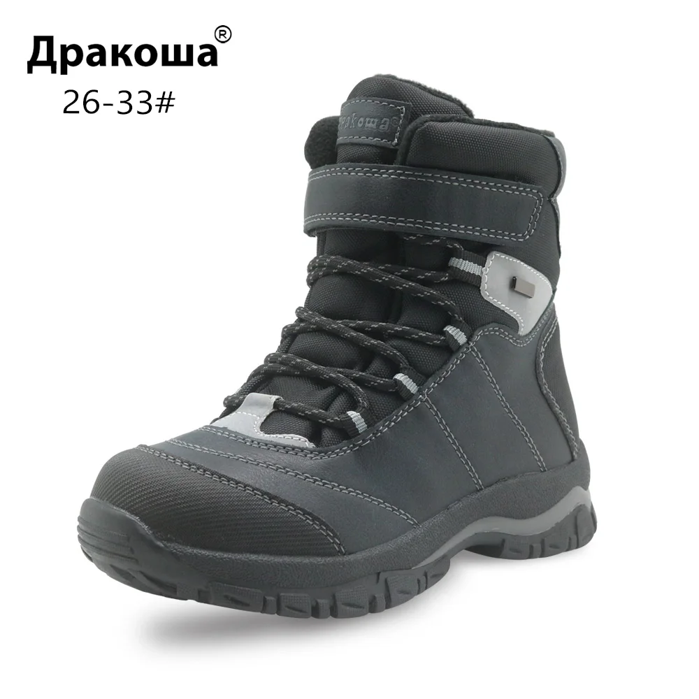 Apakowa/зимние водонепроницаемые сапоги до середины икры с шерстяной подкладкой для