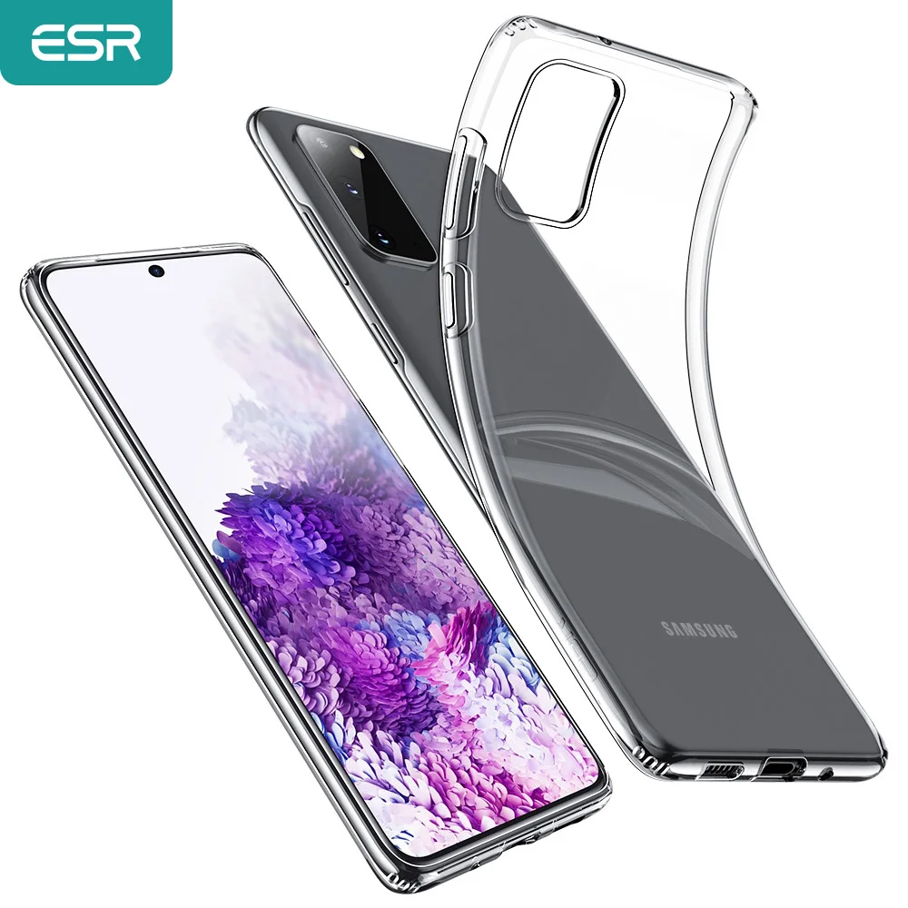 ESR Phone Case for Samsung Galaxy S21 S22 S10 Ultra Plus Note 10 Plus A50/70/71 Soft TPU Case Clear Cover Ultra Thin Cover Case