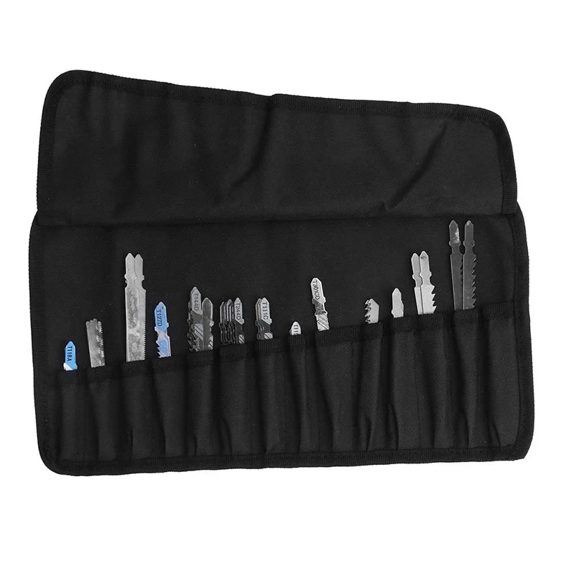 

48 Pcs T-Shank Jig Saw Blades Set HSS Universal Fine Middle Tooth Kit Cutting Tools for Wood Plastic and Metal Cutting