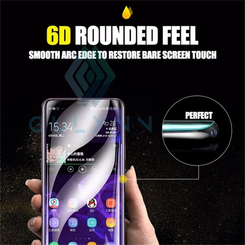 10D полная Защитная мягкая Гидрогелевая пленка для samsung Galaxy S10 10E A8 A6S A9S Защитная пленка для экрана для J3 J 4 6 A6 8 Plus