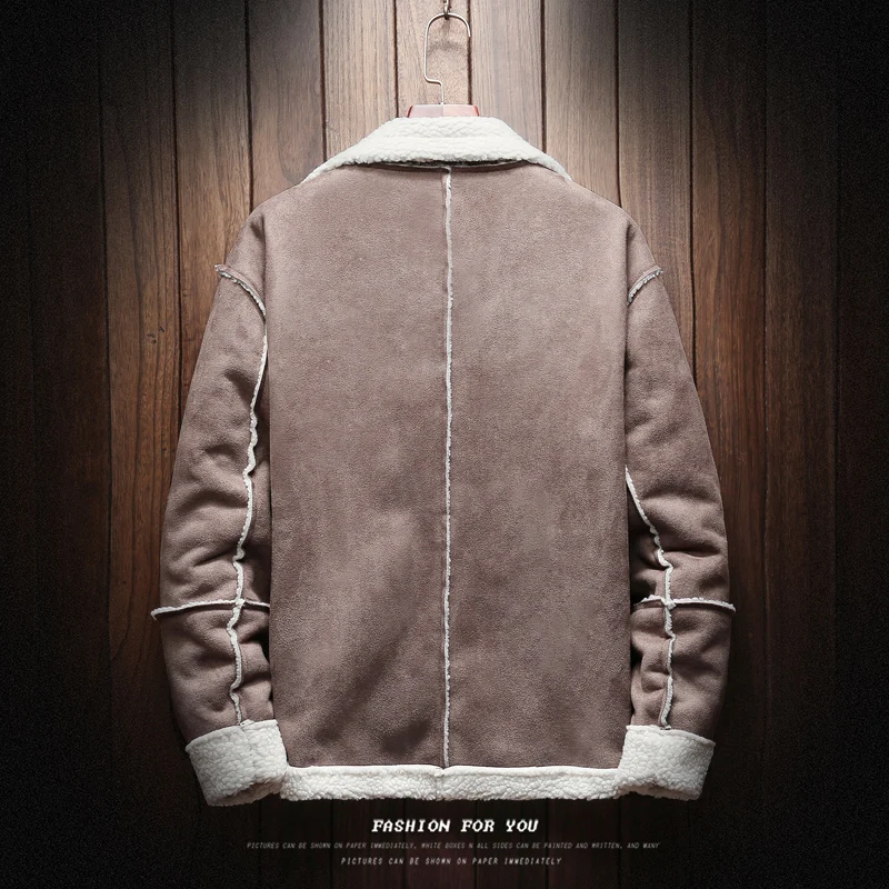 Зимние мужские теплые пальто утепленные куртки верхняя одежда с меховым