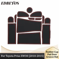 for toyota prius 30 series gate slot pad xw30 zvw30 2010 2011 2012 2013 2014 2015 anti slip dirty car door groove mat