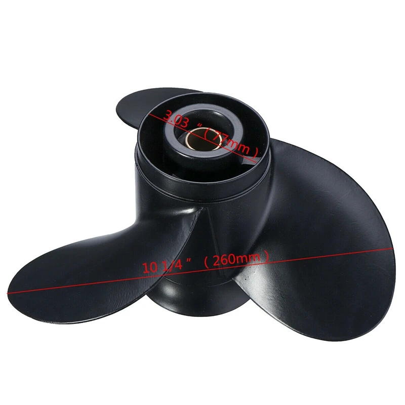

10 1/4 x 12 Aluminum Outboard Boat Propeller for Suzuki 20-30HP 58100-96430-019
