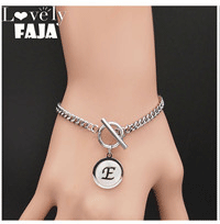 HERMANA Leather Stainless Steel Bracelets Women Brother Bracelets& Bangles Jewelry pulseras acero inoxidable mujer B18167