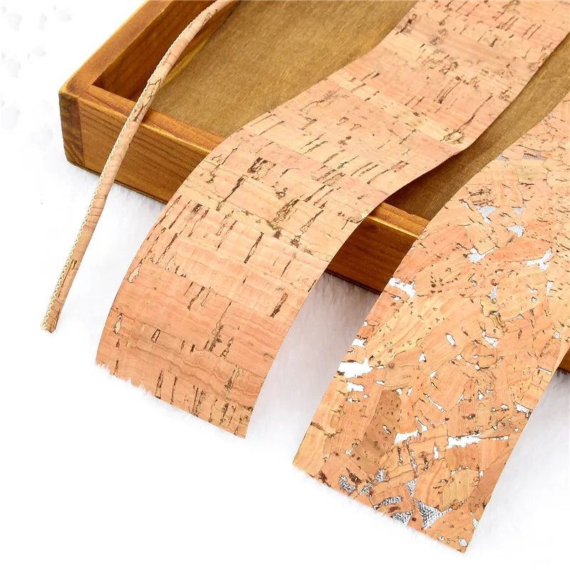 5mm/50mm*1m natural Wood Color Three-dimensional Soft Cork Fabric Patchwork For Bags DIY Garment Textile Sewing Clothes Handbags | Дом и сад