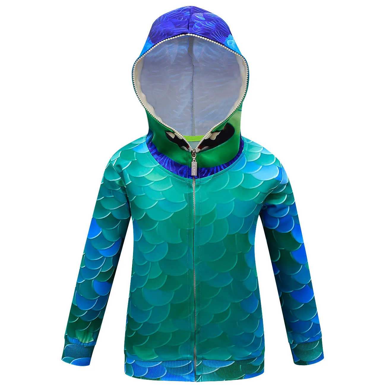 Новинка костюм Альберто морской монстр косплей рыба Детский на Хэллоуин люка для